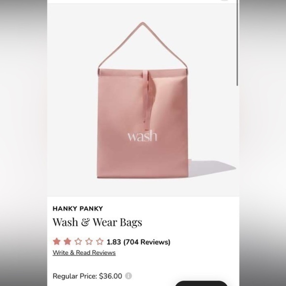 Wash and wear travel bags